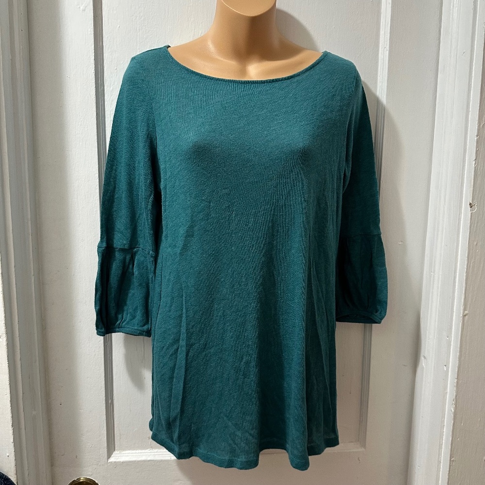 Old Navy Maternity Green Long Sleeve Top‎ in M